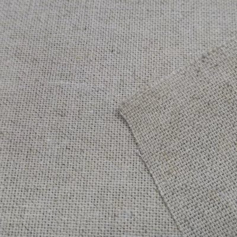 High quality plain natural 100% organic linen fabric for clothing 100% Linen Clothing linen plain fabric