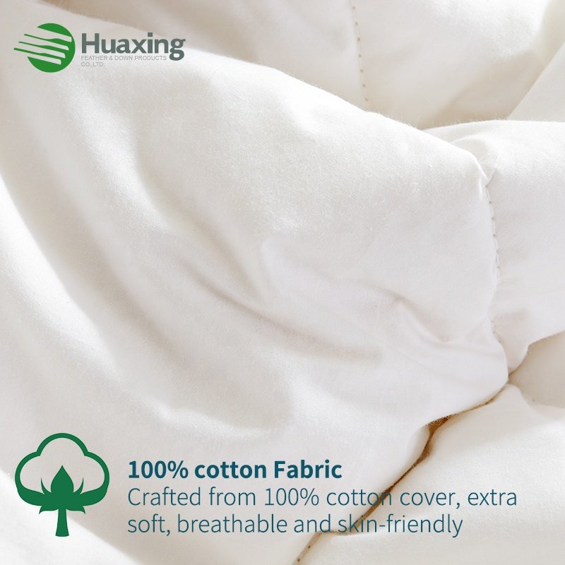 Soft and Breathable cool natural bamboo cotton pillow casing chamber design Quilted Bed Pillow