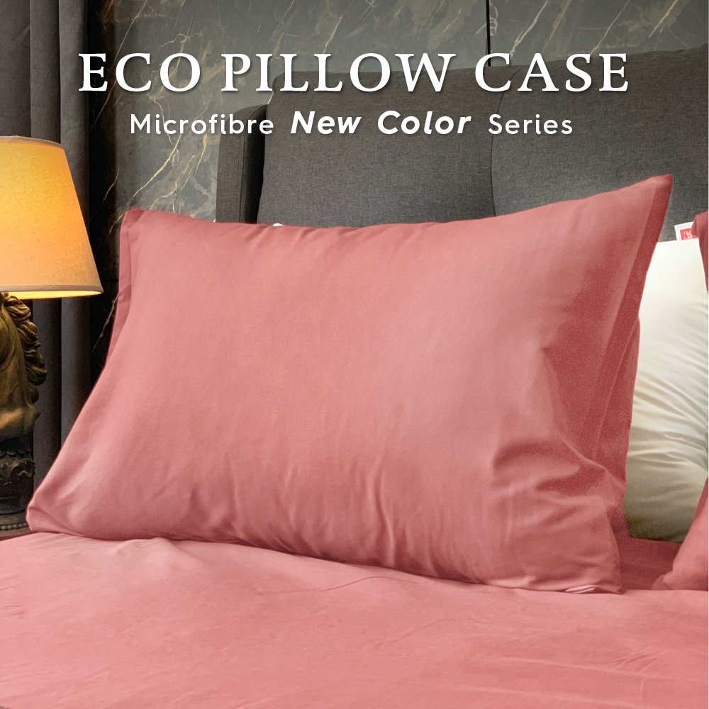 Soft Microfibre Plain Color Pillow Case Skin Friendly Variety Colors 100% Premium Grade Microfiber Fabric Pillow Cover