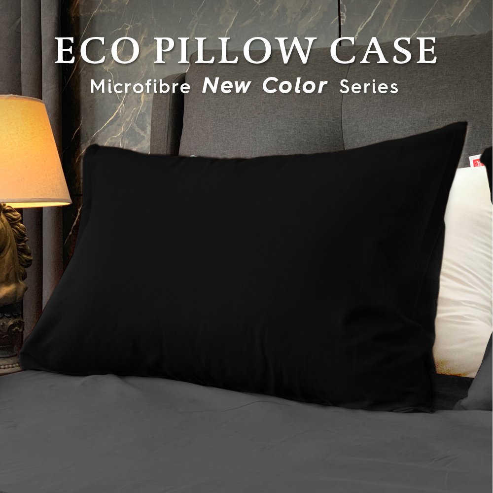Soft Microfibre Plain Color Pillow Case Skin Friendly Variety Colors 100% Premium Grade Microfiber Fabric Pillow Cover