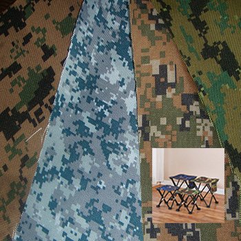 Waterproof 600D Camouflage PU Coated Oxford Fabric 100% Polyester with PVC for Awnings and Bag Dyeing Woven Printed Pattern