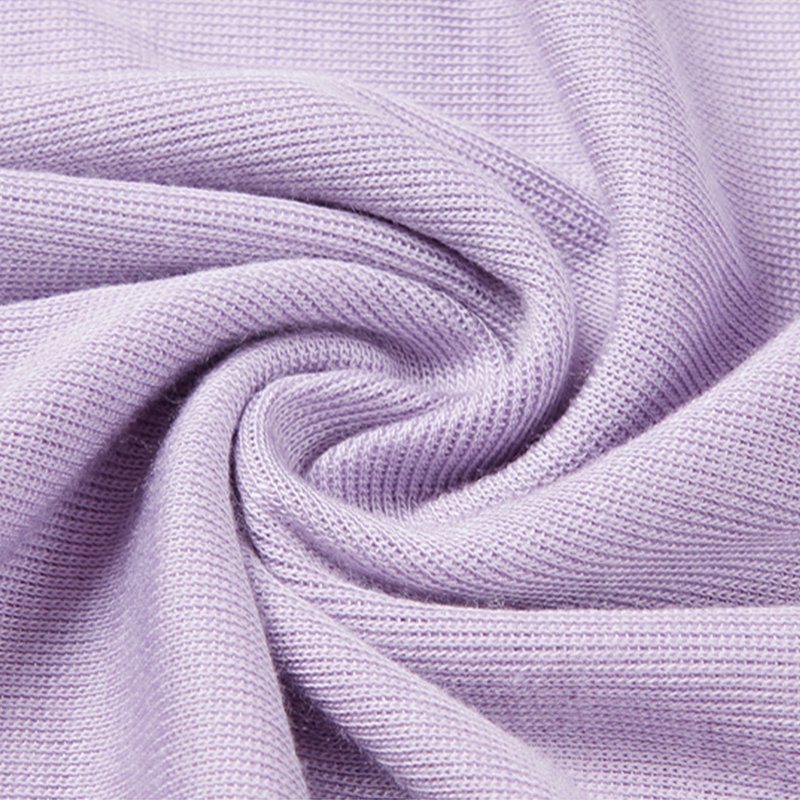 Boran Textile 150G Mulberry Silk Acrylic Cashmere Blend 1*1 Ribbed Fabric, Warm Stretch Knit T-Shirt Ribbed Fabric