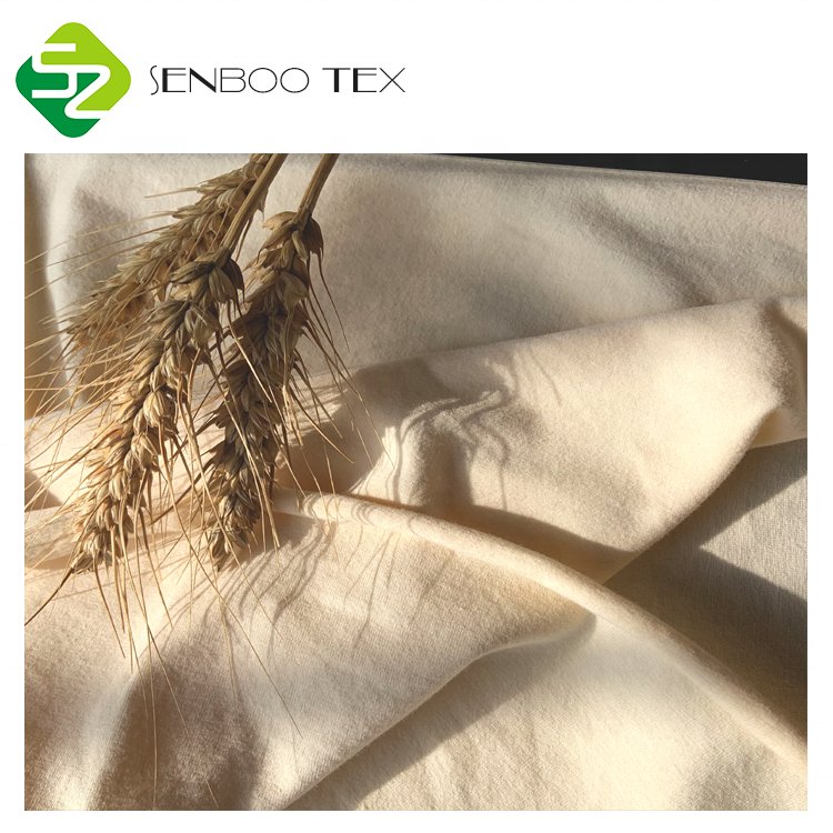 Hot Sale GOTS Certified Jersey 95% Organic Cotton 5% Spandex Knit Fabric Girls' Sleepwear Baby Clothes Lightweight Eco-Friendly