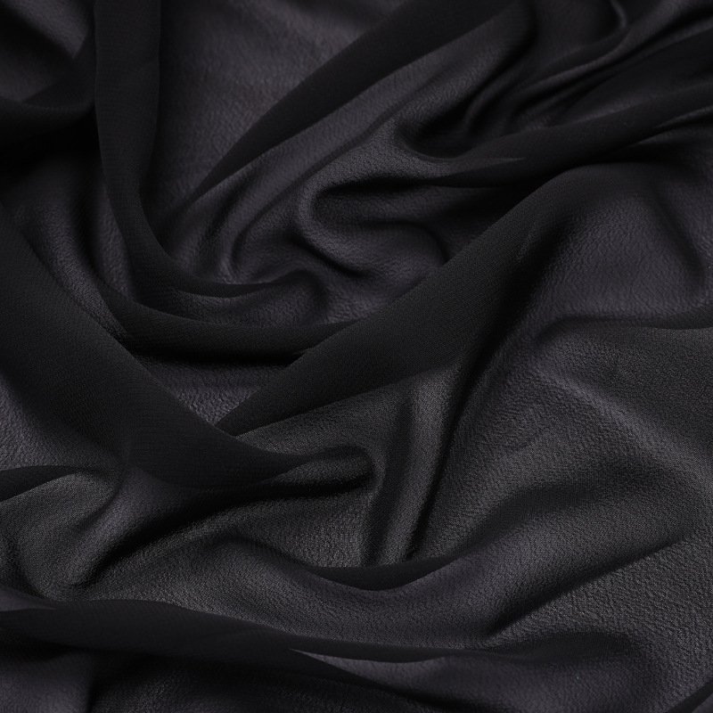 Cheap Wholesale 100D PLAIN CHIFFON HIGH QUALITY POLYESTER FABRIC FOR LADY DRESS \Headdress