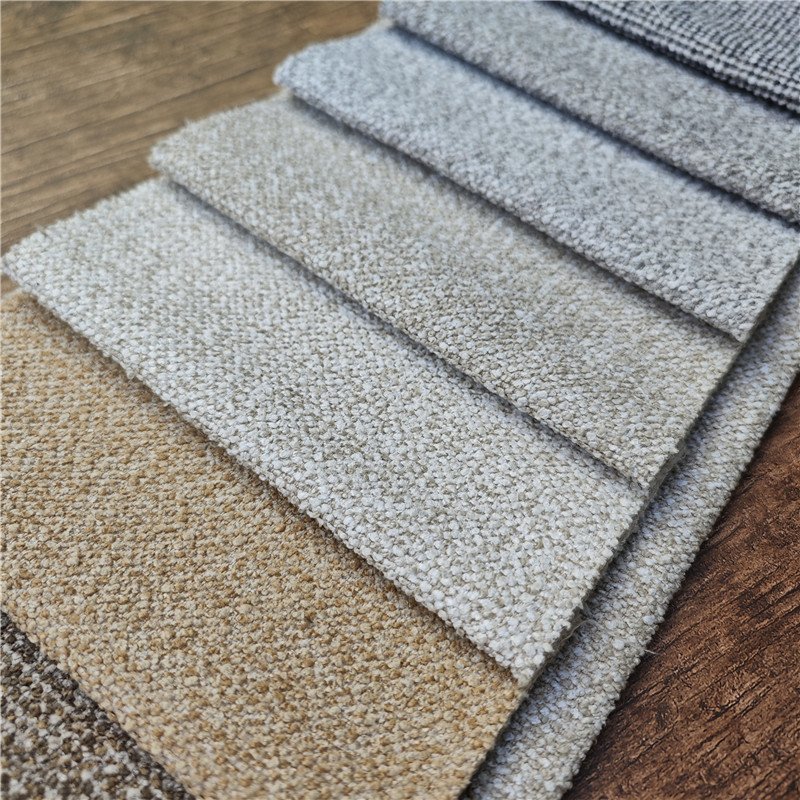 100% Polyester Fabric Linen Sofa Fabric Furniture Upholstery Fabric