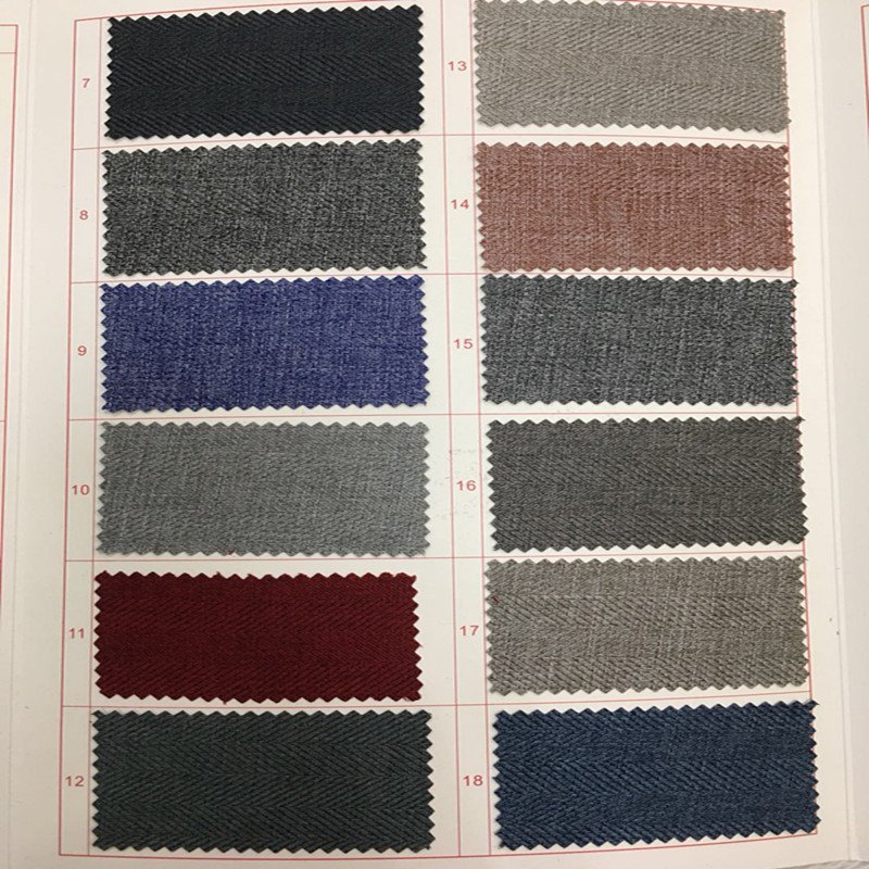 Prompt Goods 300D*300D Polyester Cationic 3CM Herringbone Fishbone Jacquard Imitated Linen Oxford Tweed Fabric For Luggage,Bags