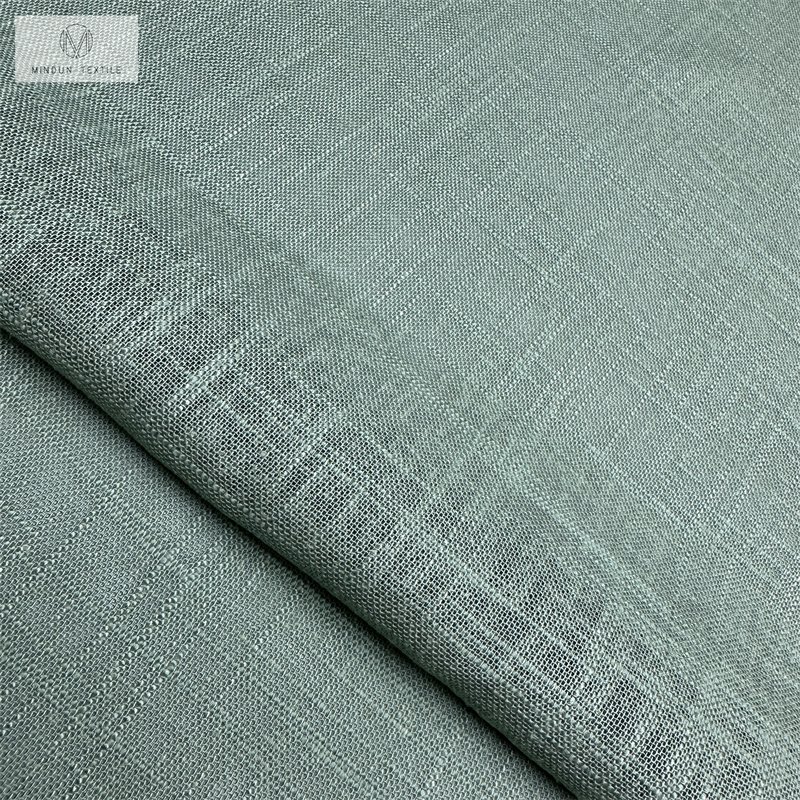 Mindun Wholesale Of 30Rayon 70Linen Jacquard Bamboo Knot Fabric For Girls' Fashion Dresses And Hanfu Clothes Manufacturers
