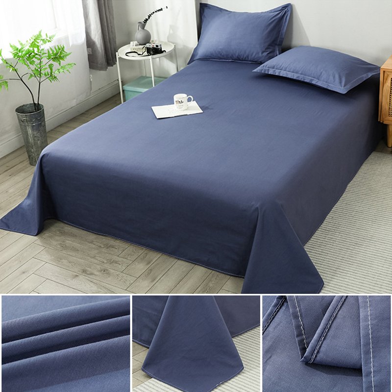 Wholesale Queen Bedsheets 100% Cotton Bed Sheet Linen Cotton Double King Size Bad Bed Sheets 2 People For Beds