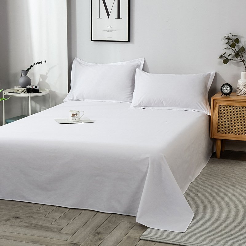 Wholesale Queen Bedsheets 100% Cotton Bed Sheet Linen Cotton Double King Size Bad Bed Sheets 2 People For Beds