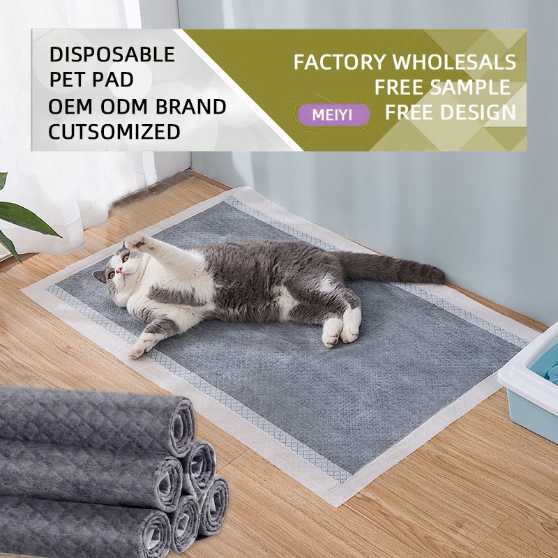 Wholesale Quick Dry Training Pads Super Absorbent Odorless Bamboo Charcoal Fiber Puppy Pet Pee Pads Leak-Resistant Wood Sap
