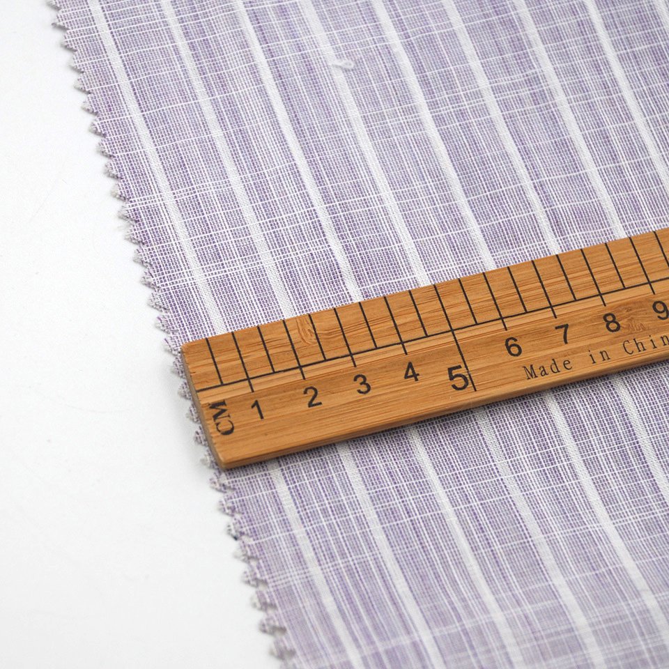 Factory price 105gsm TC imitation linen stripe 45% cotton 55% polyester fabric for shirt