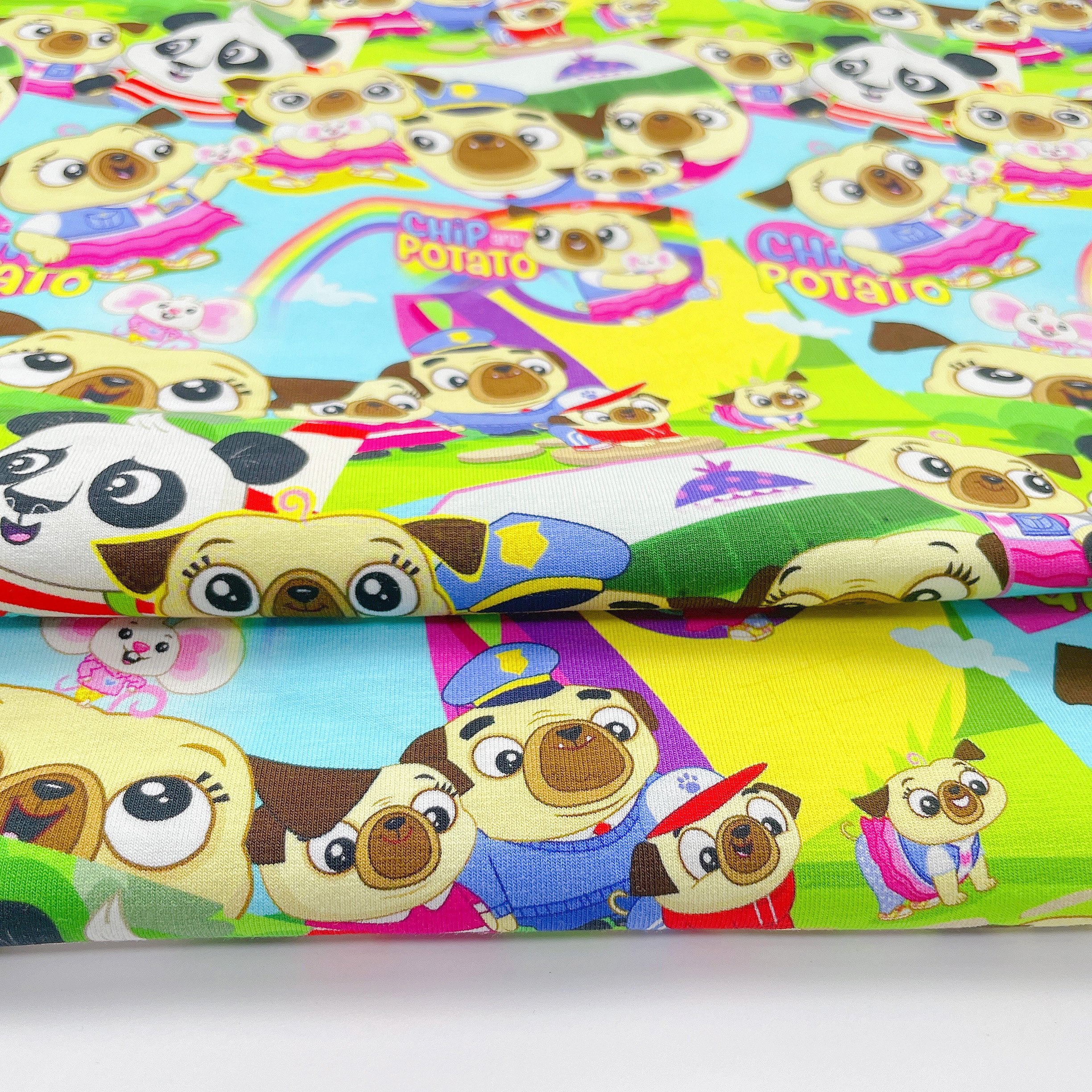 Custom Printed 95% Bamboo 5% Spandex Fabric Wholesale Custom Digital Printed Bamboo Lycra Fabric For Baby Cloth