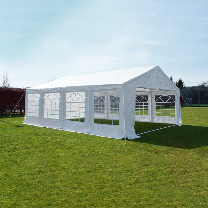 2024 innovative products PE fabric white party tent PE garden pavilion tent Awning tent