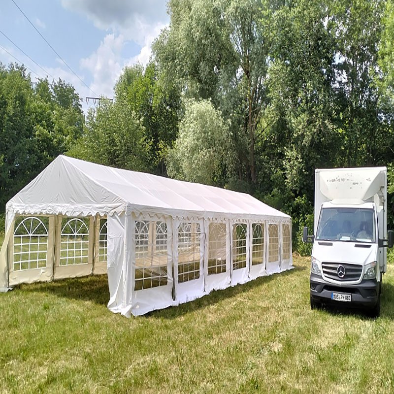 2024 innovative products PE fabric white party tent PE garden pavilion tent Awning tent