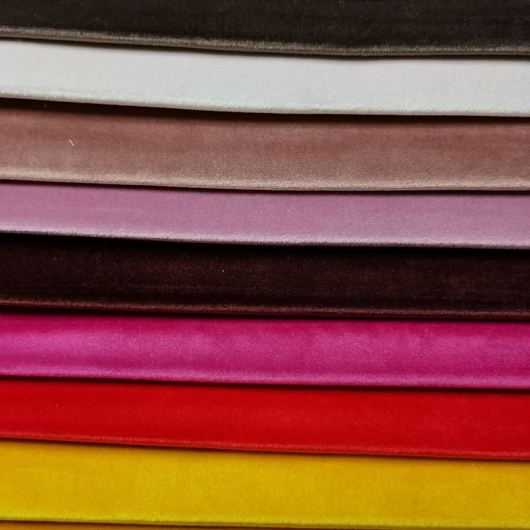 Home Deco Velvet Polyester Holland Velvet Sofa Fabric Furniture Holland Velvet Fabric For Upholstery
