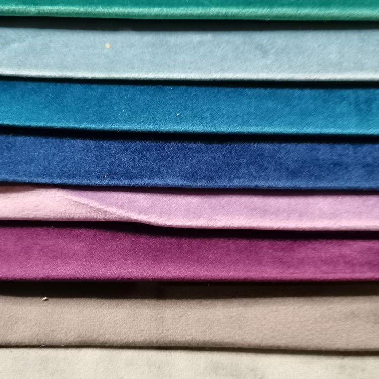 Home Deco Velvet Polyester Holland Velvet Sofa Fabric Furniture Holland Velvet Fabric For Upholstery