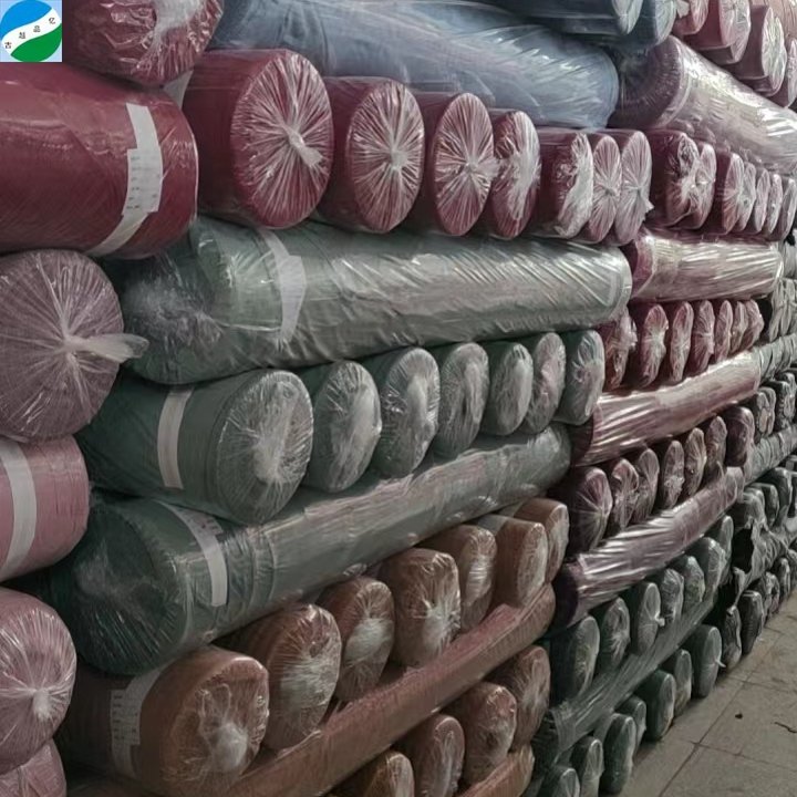 Hot selling big quantity cheap 100% polyester cey dyed stock fabric from shaoxing telas de china