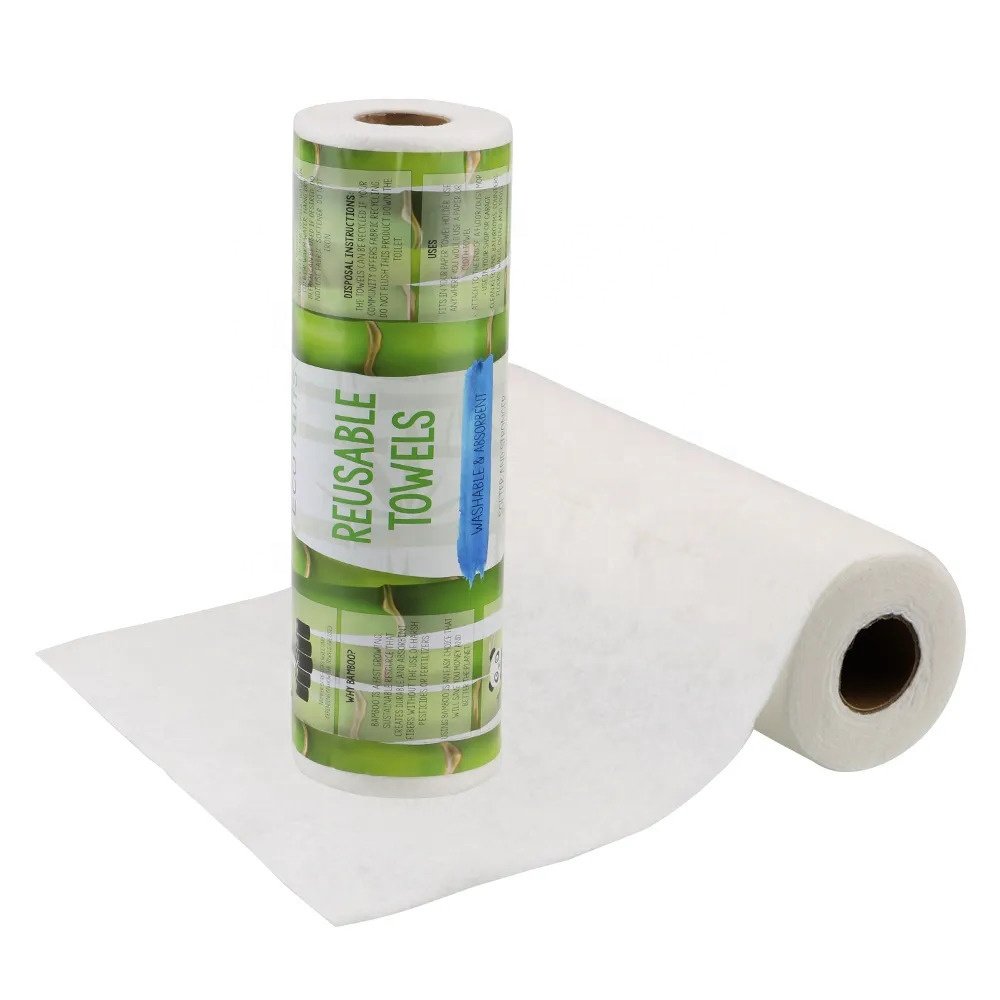 Plastic Free Multipurpose Bamboo Towels White Magic Eco Reusable Bamboo Kitchen Paper Towels