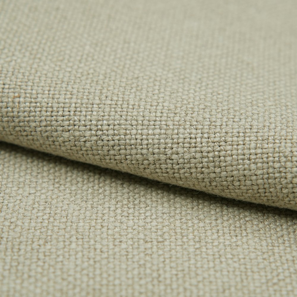 Richly Textured Breathable 100% Upholstery Linen Fabric For Sofa Pillow Furniture
