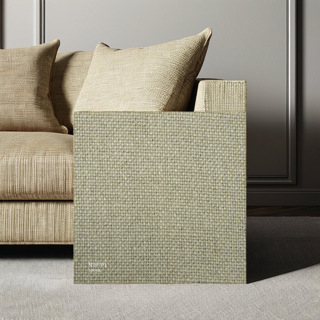 Richly Textured Breathable 100% Upholstery Linen Fabric For Sofa Pillow Furniture