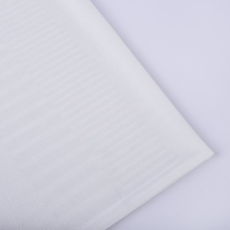 Wholesale Sale Stretch Knitted Jacquard Solid Polyester Spandex Fabrics for Garment