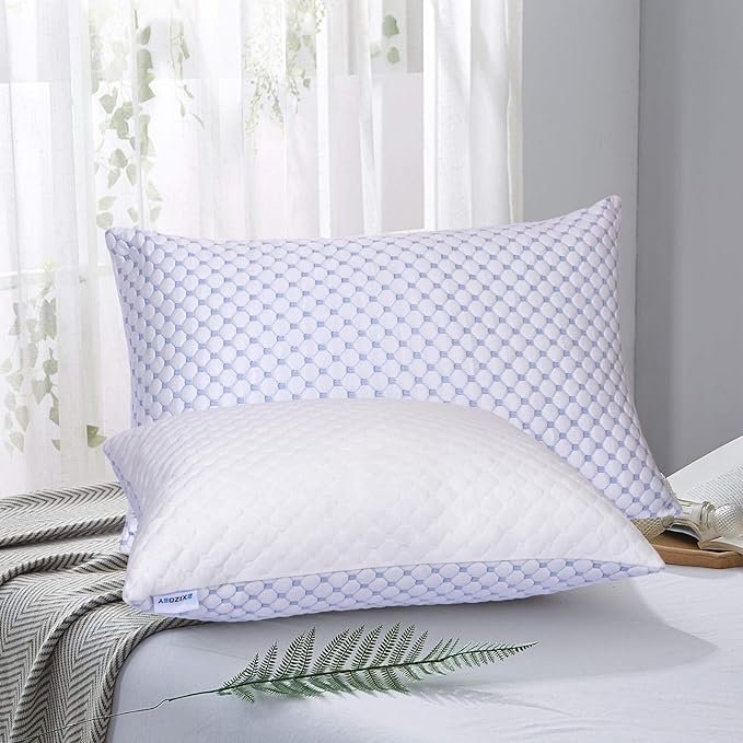 OEM service washable cover memory foam shredded bamboo cooling bed pillow for sleeping