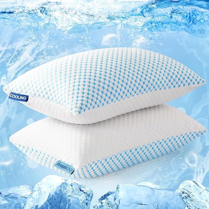 OEM service washable cover memory foam shredded bamboo cooling bed pillow for sleeping