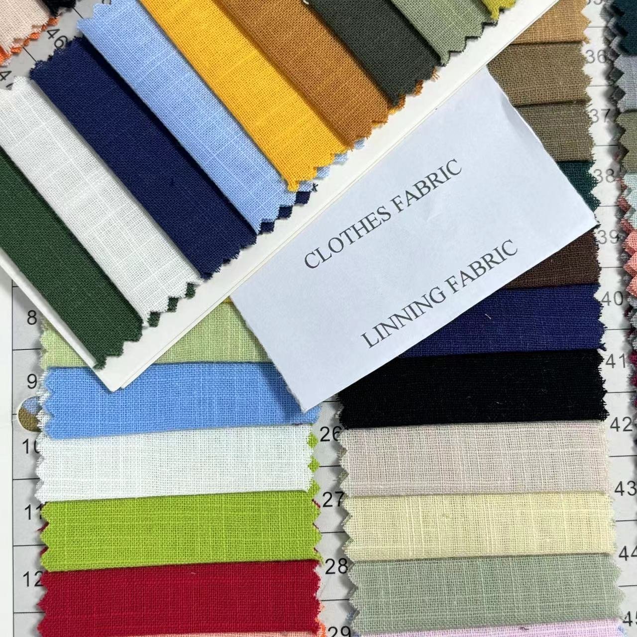 110gsm Imitation Hemp Bamboo Joint Sand Wash Lining Fabric