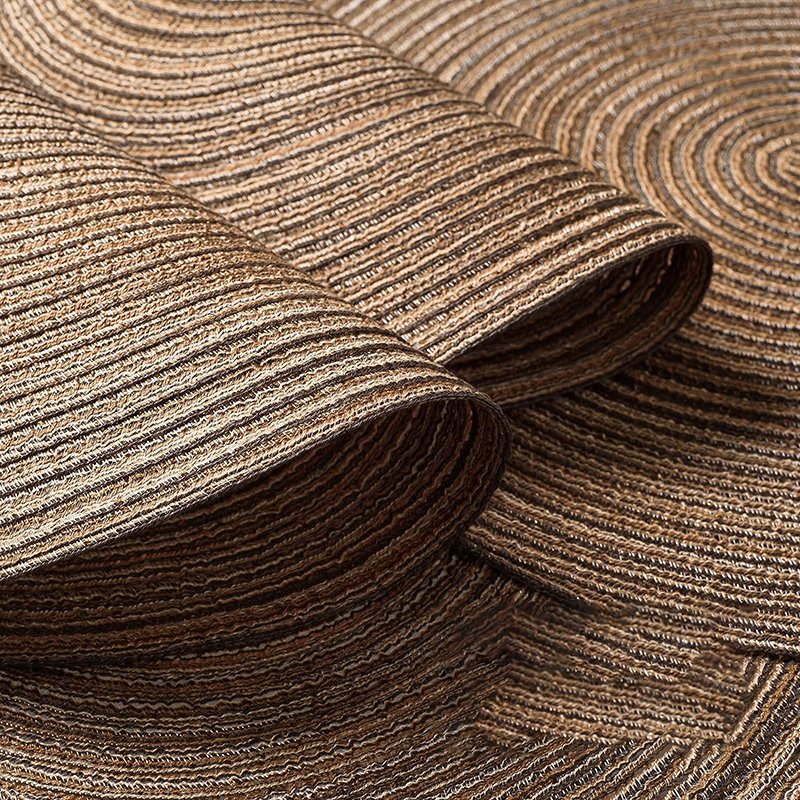cotton linen french style boho kitchen round dinning table scallop jute fiesta place mats