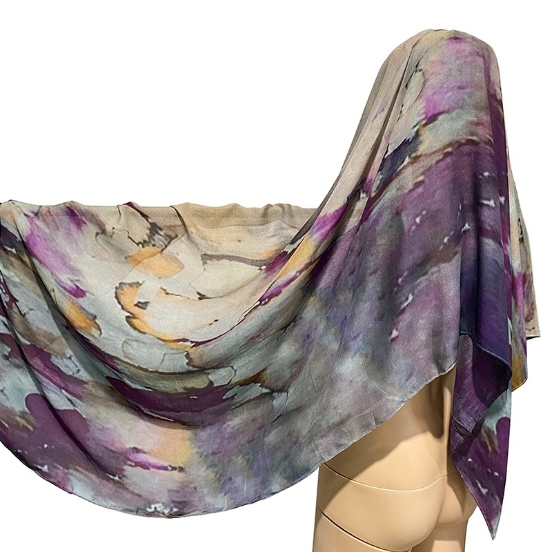 The latest fabric Modal print breathable Bamboo fiber cotton Modal print Muslim women's headscarf Hijab with hat cap