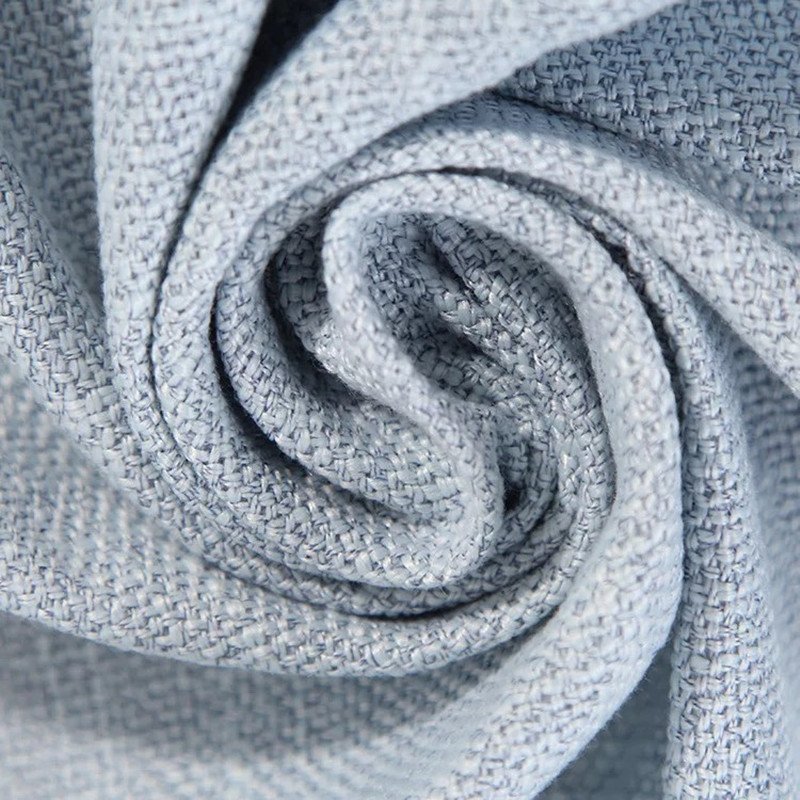 LXYLSZ17 Unique Textured Solid Sofa Jacquard 100% Polyester Faux Poly Linen Fabric