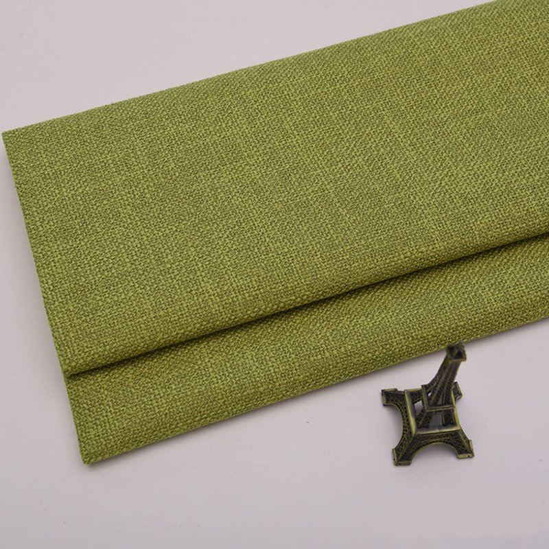 LXYLSZ17 Unique Textured Solid Sofa Jacquard 100% Polyester Faux Poly Linen Fabric