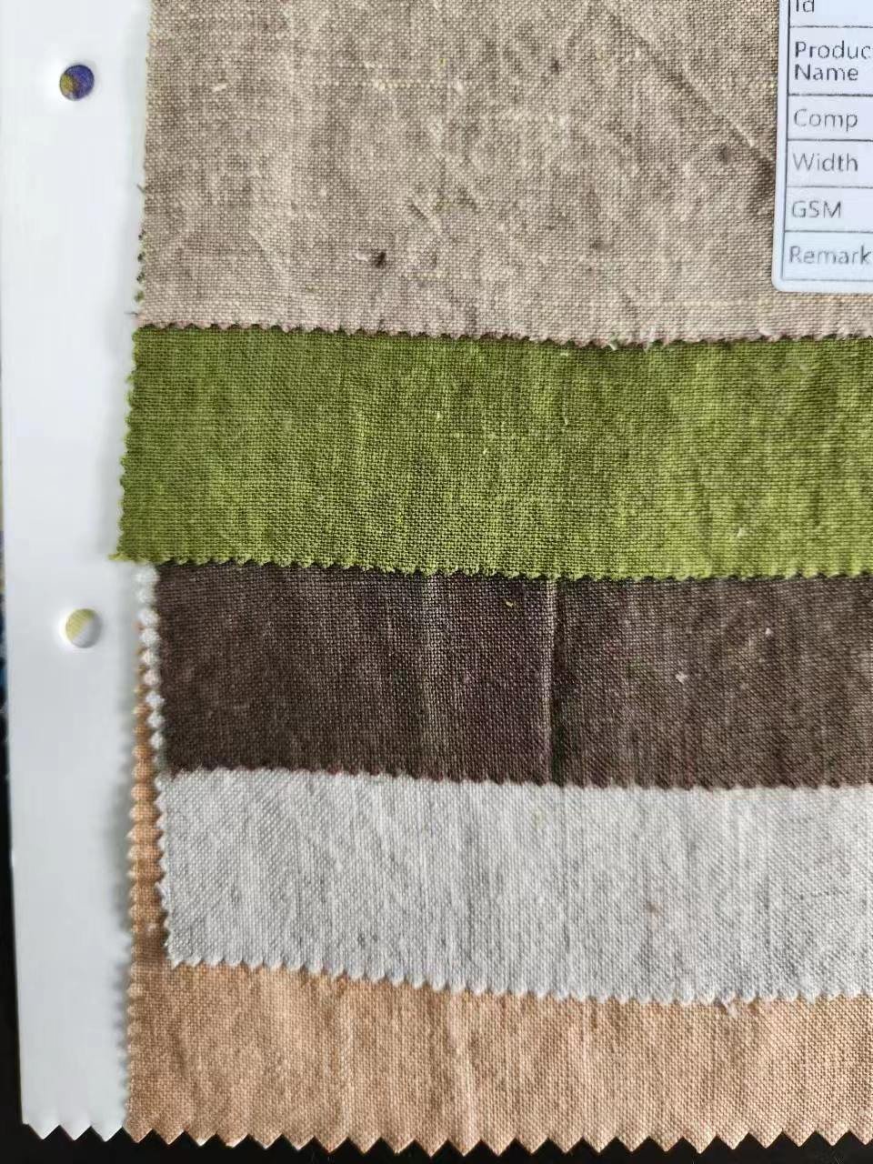 100 yarn dyed hemp fabric for high quality clothing