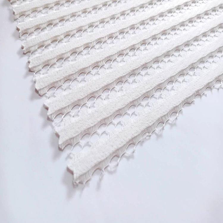 Suppliers 2023 New Air Mesh Fabric for Bedding China 3d Product Fashionable Knitted Plaid Jiangsu Upholstery Fabric Tricot 6D-04