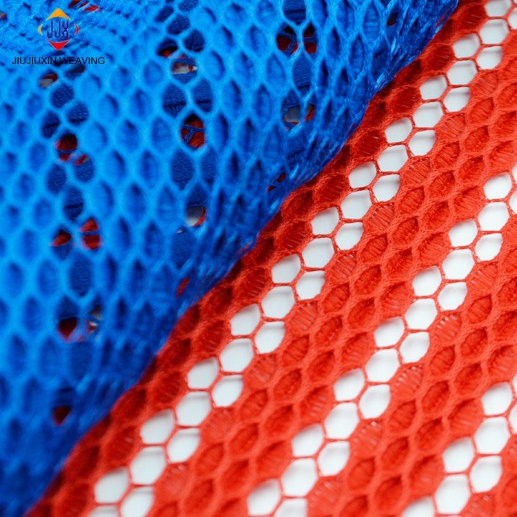 Suppliers 2023 New Air Mesh Fabric for Bedding China 3d Product Fashionable Knitted Plaid Jiangsu Upholstery Fabric Tricot 6D-04