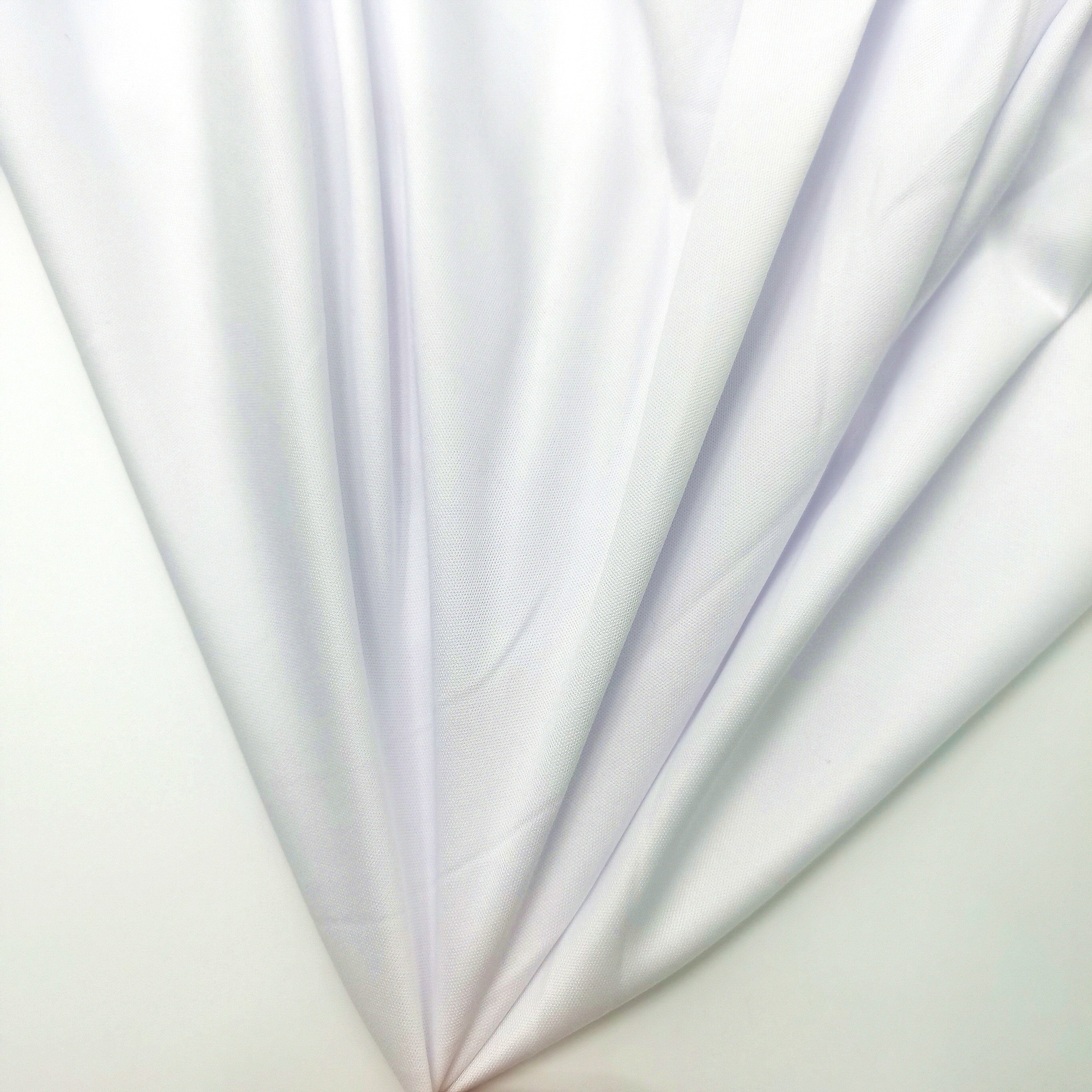 Interlock Jersey Fabric Sublimation Blank 100% Polyester White Color for T-shirt 100%polyester Micro Fiber Fabric Brushed 150gsm