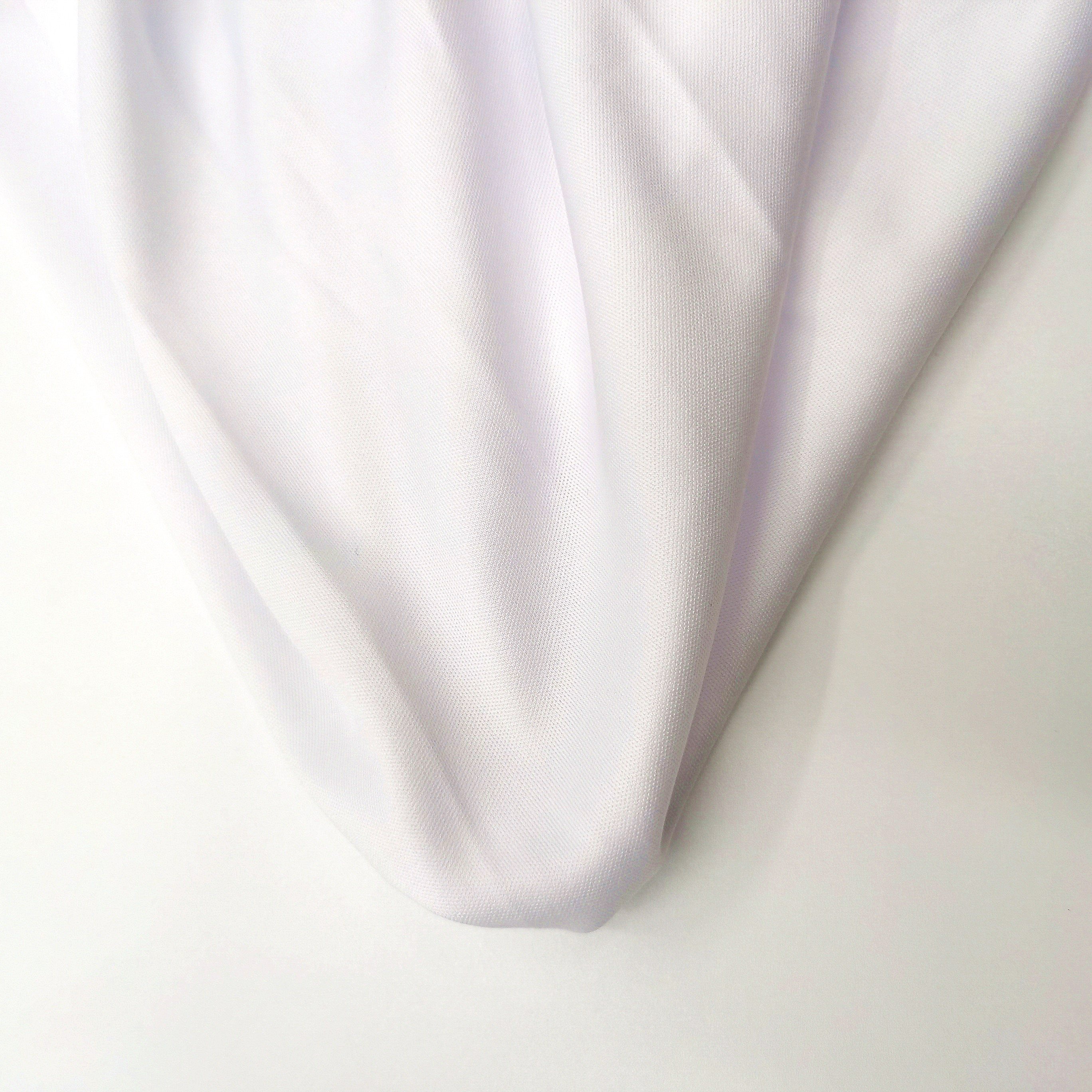 Interlock Jersey Fabric Sublimation Blank 100% Polyester White Color for T-shirt 100%polyester Micro Fiber Fabric Brushed 150gsm