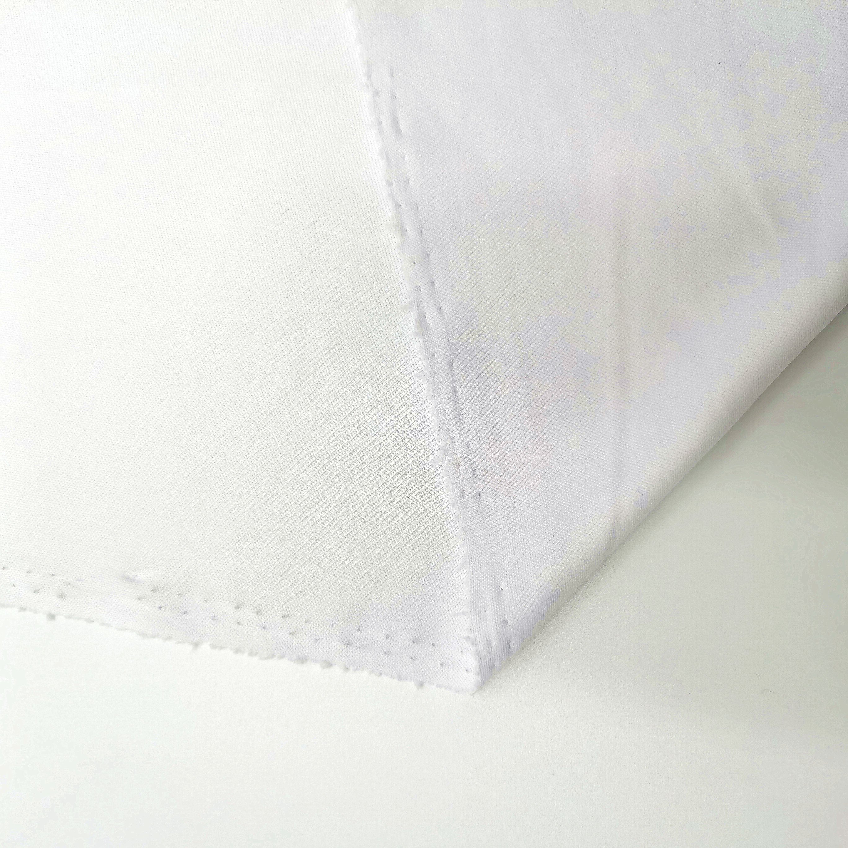 Interlock Jersey Fabric Sublimation Blank 100% Polyester White Color for T-shirt 100%polyester Micro Fiber Fabric Brushed 150gsm