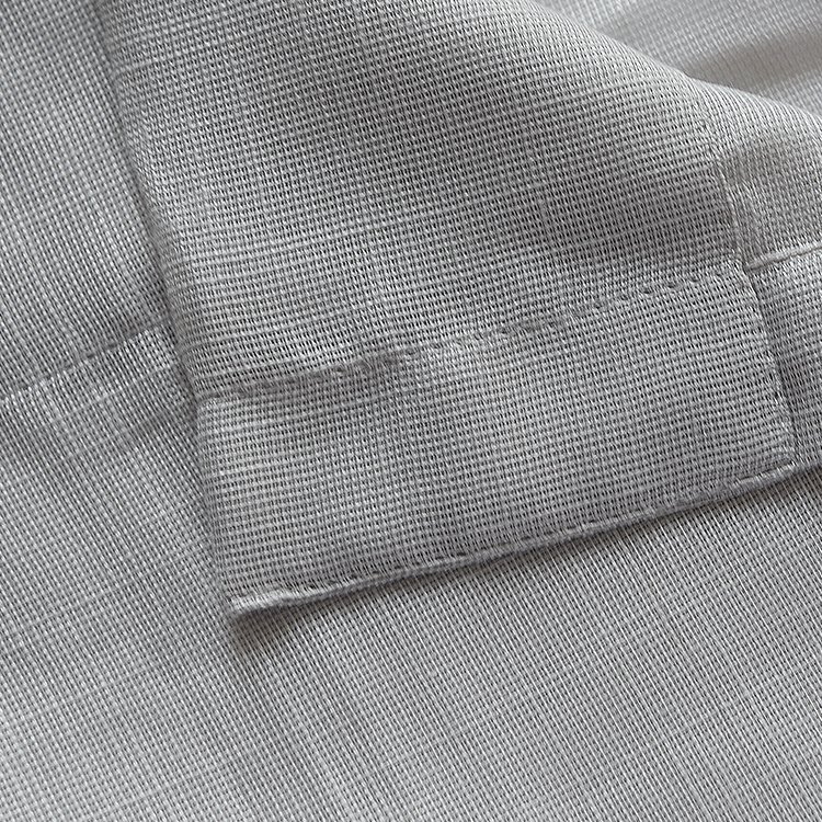 100% Polyester Sheer Fabric Linen Fabric Live Room Hotel Upholstery Flame Retardant Curtain Fabric