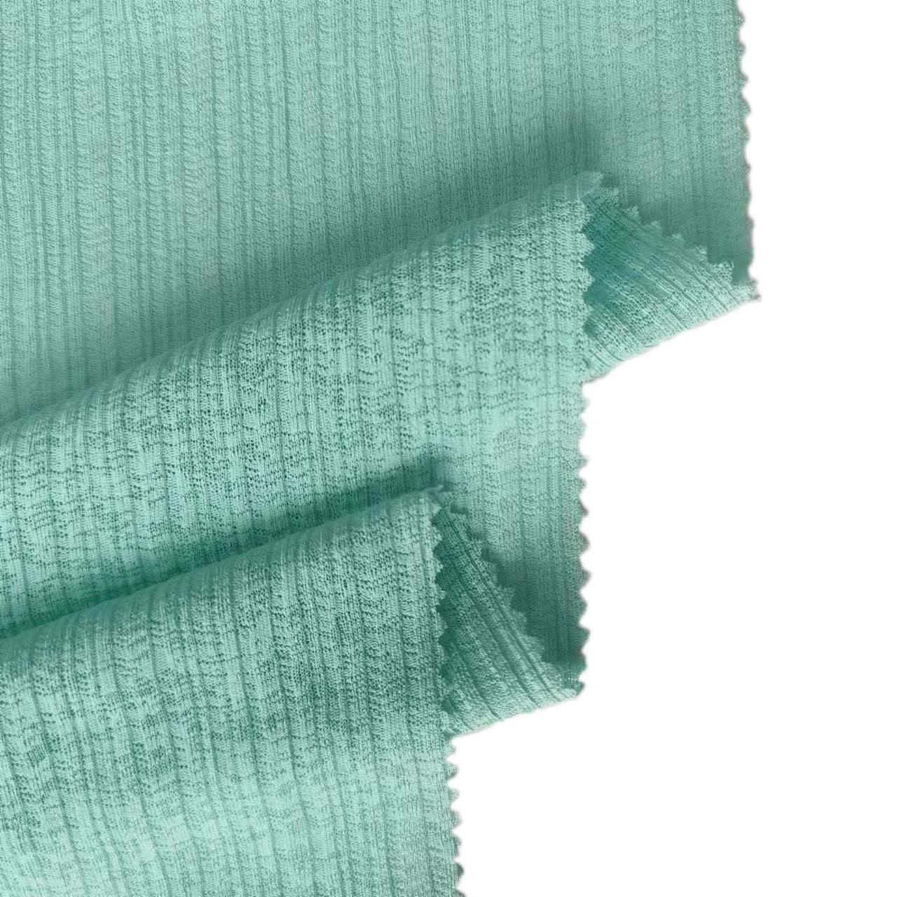 Hot sale New style OEM/ODM Custom design doris yard rib fabric polyester spandex rib knitting stretch summer fabric