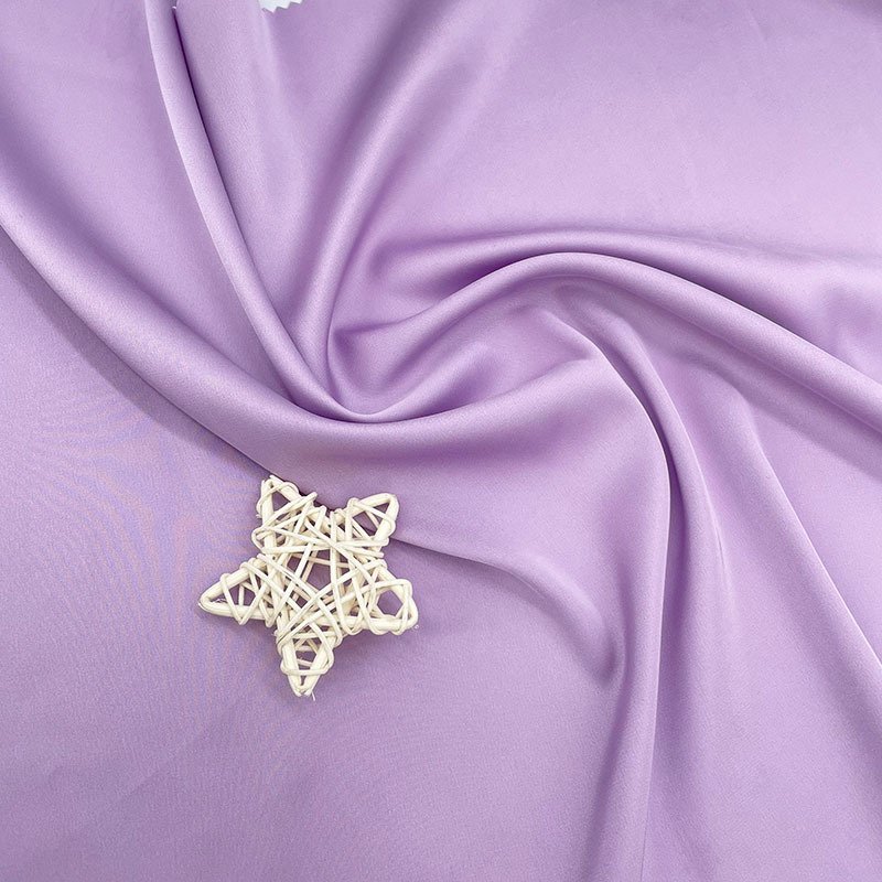 Wholesale Garment Material Shine Silk Fabric Satin 100% Polyester Cloth Bridal Satin For Dress Wedding