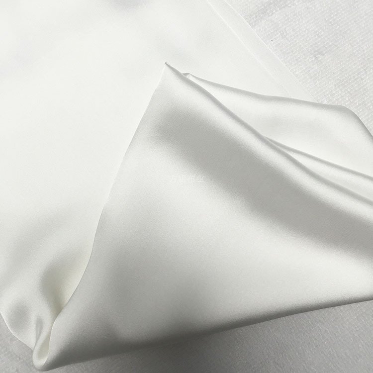 Wholesale Garment Material Shine Silk Fabric Satin 100% Polyester Cloth Bridal Satin For Dress Wedding