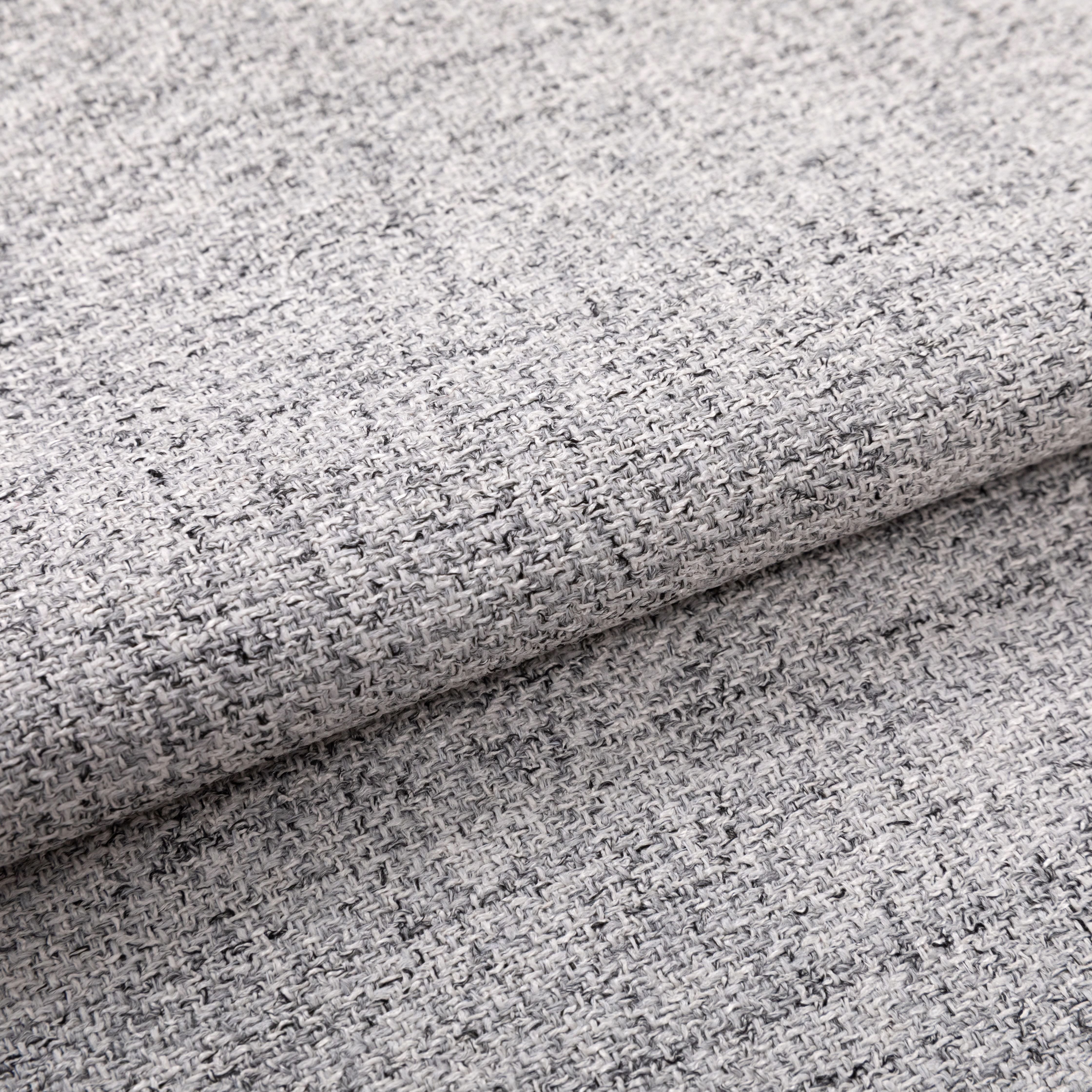 Stock item High quality waterproof sofa fabric upholstery linen look faux linen polyester textured fabric for sofa and cushion