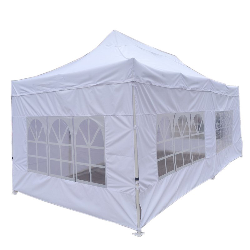 Ty Instant Carnival Outdoor Canopy Pop Up Tent with Side Walls