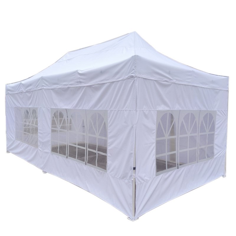 Ty Instant Carnival Outdoor Canopy Pop Up Tent with Side Walls