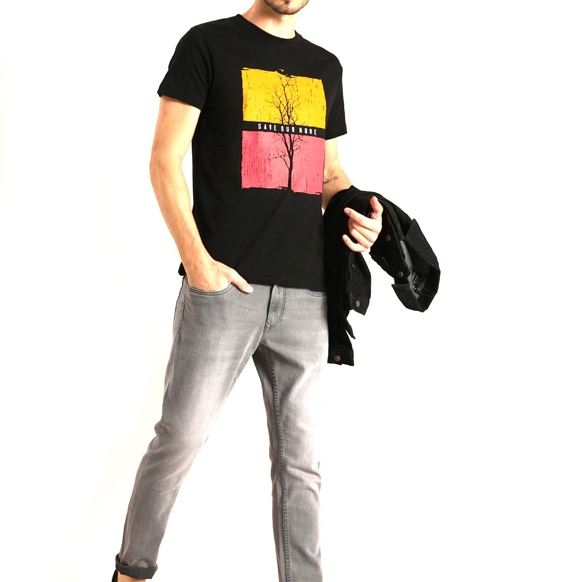 Customizable Men's T-Shirt Classic O Neck Short Sleeves Quick Dry Regular Shoulder Cotton/Bamboo Fiber Custom Screen Print