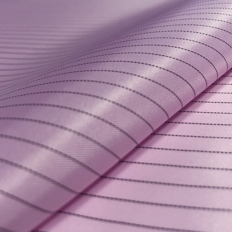 Conductive Wire Esd Polyester Fabric Anti-static Fabric Lint-free ESD 5mm Fabric For Cleanroom Workwear