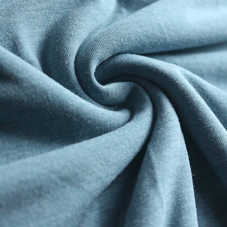 46% Bamboo 46% polyester 8% spandex single jersey bamboo fiber fabric for t-shirt