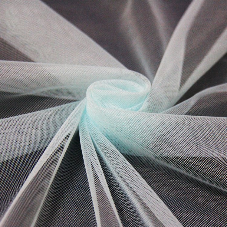 Elastic fabric mesh 100% Polyester soft tulle fabric mesh wholesale transparent mesh fabric