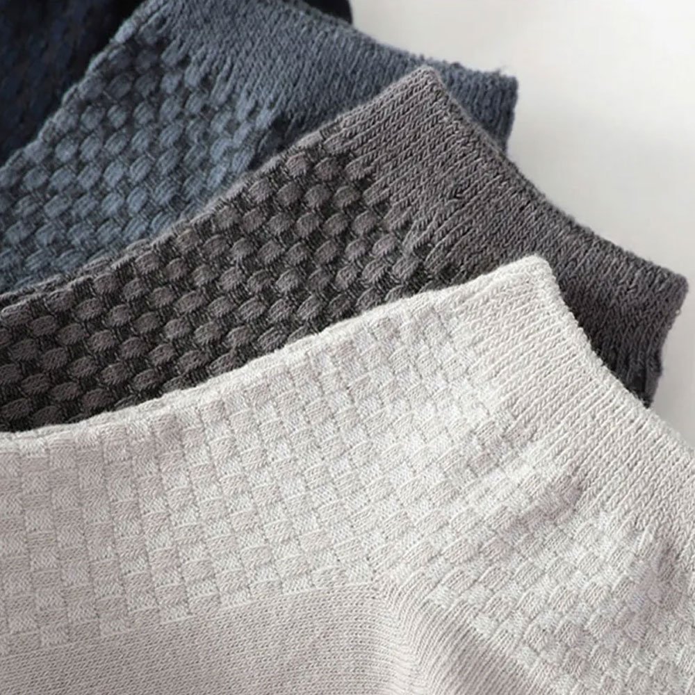 New Cotton Made Plain Customized Ankle Socks Custom Bamboo Fiber High Quality Crew Ankle Breathable Soft Low-cut Ankle Socks